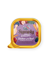Symply Little Wet Dog Food Chicken with Beef 100 g