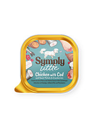 Symply Little Wet Dog Food Chicken with Cod 100 g