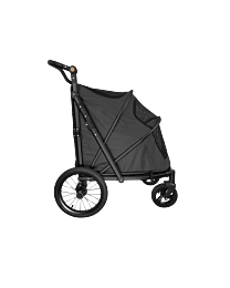 Opvouwbare Hondenbuggy Zwart tot 60 kg