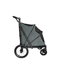 Opvouwbare Hondenbuggy Donkergrijs tot 60 kg