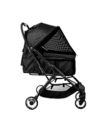 Opvouwbare Hondenbuggy Zwart tot 20 kg
