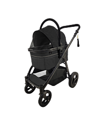 Opvouwbare Hondenbuggy Zwart tot 20 kg
