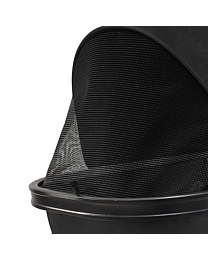 Opvouwbare Hondenbuggy Zwart tot 20 kg