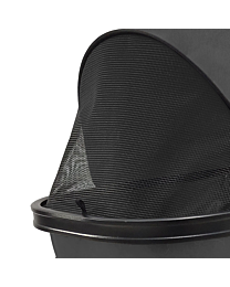 Opvouwbare Hondenbuggy Donkergrijs tot 20 kg