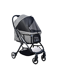 Opvouwbare Hondenbuggy Donkergrijstot 20 kg