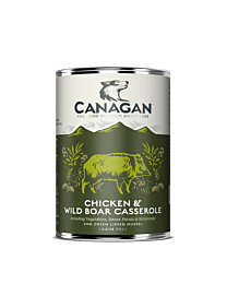 Canagan Wet Dog Food Chicken & Wild Boar Casserole 400 g