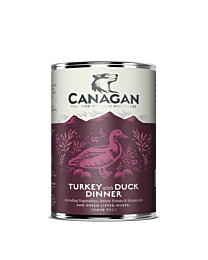 Canagan Wet Dog Food Turkey & Duck Dinner 400 g